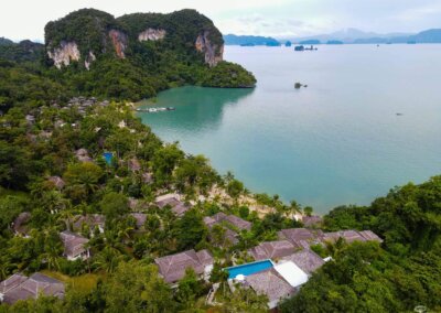 Luftbild Luxury Villas Thailand Treehouse Villas Ressort