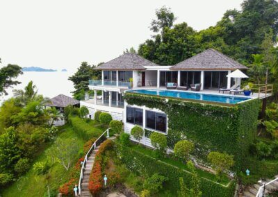 Luxury Villas Thailand Treehouse Villas Hilltop Villa Luftbild